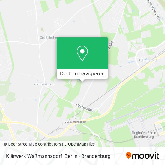 Klärwerk Waßmannsdorf Karte