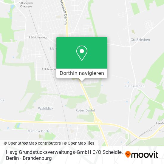 Hsvg Grundstücksverwaltungs-GmbH C / O Scheidle Karte