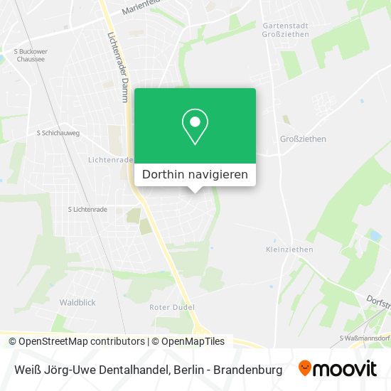 Weiß Jörg-Uwe Dentalhandel Karte