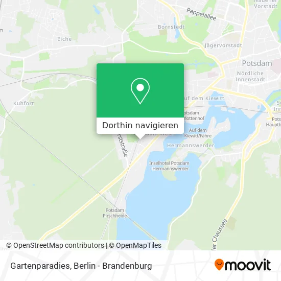 Gartenparadies Karte