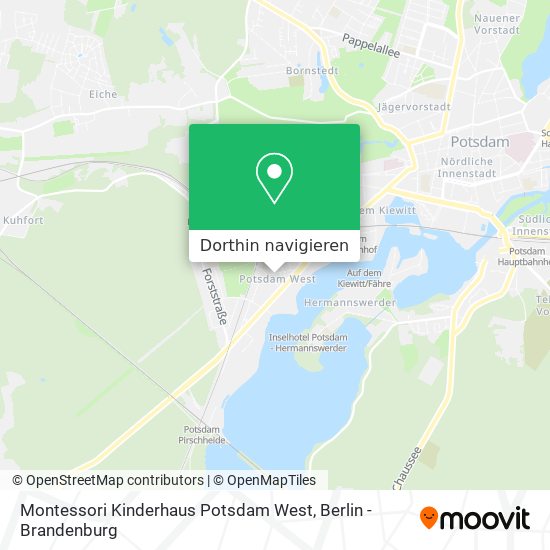 Montessori Kinderhaus Potsdam West Karte