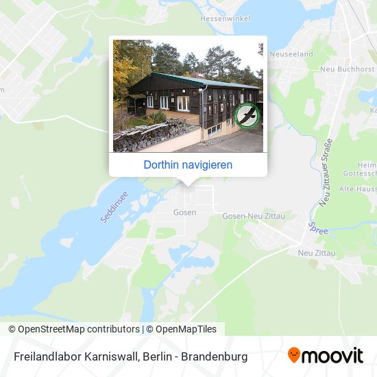 Freilandlabor Karniswall Karte