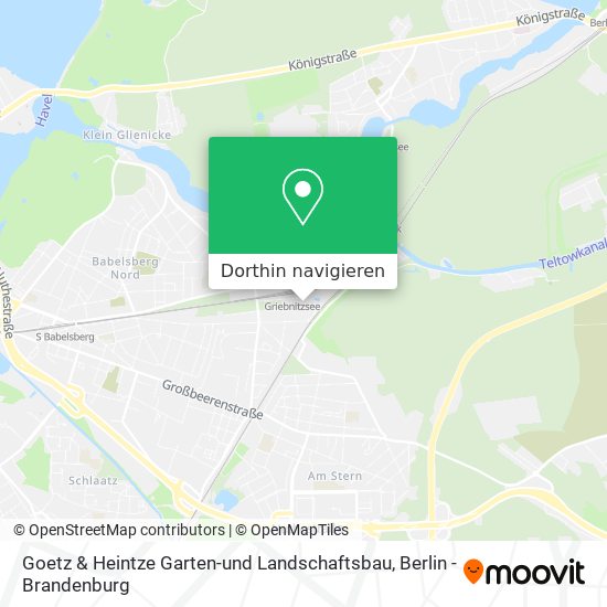 Goetz & Heintze Garten-und Landschaftsbau Karte