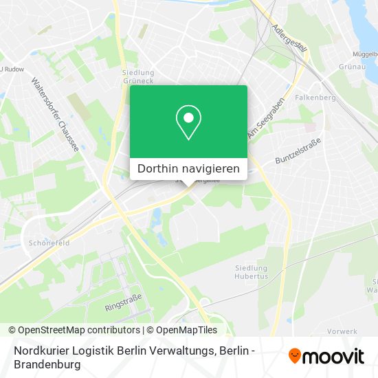 Nordkurier Logistik Berlin Verwaltungs Karte