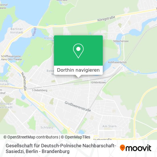 Gesellschaft für Deutsch-Polnische Nachbarschaft-Sasiedzi Karte