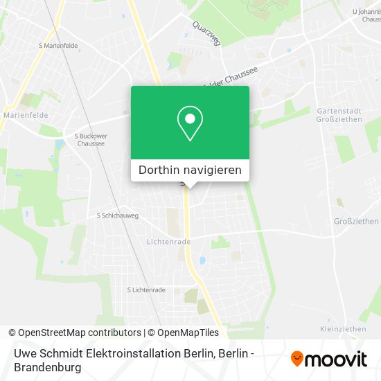 Uwe Schmidt Elektroinstallation Berlin Karte