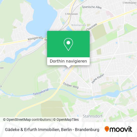 Gädeke & Erfurth Immobilien Karte