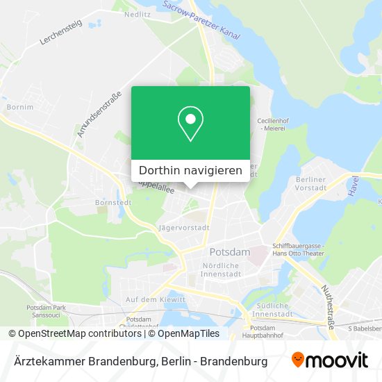 Ärztekammer Brandenburg Karte