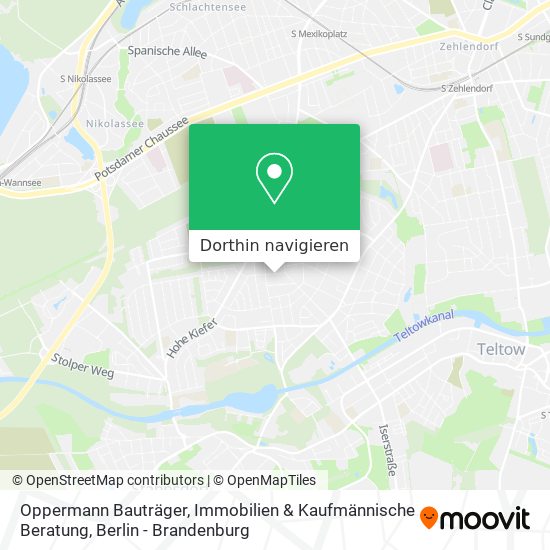 Oppermann Bauträger, Immobilien & Kaufmännische Beratung Karte