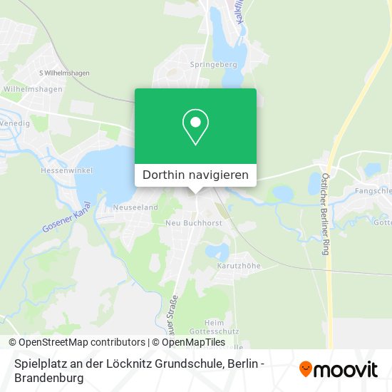 Spielplatz an der Löcknitz Grundschule Karte