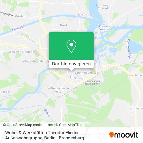 Wohn- & Werkstätten Theodor Fliedner, Außenwohngruppe Karte
