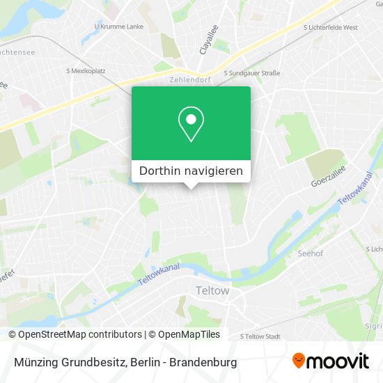 Münzing Grundbesitz Karte