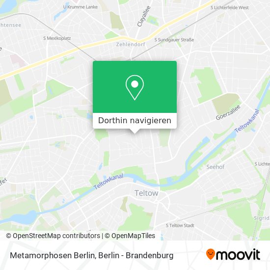 Metamorphosen Berlin Karte