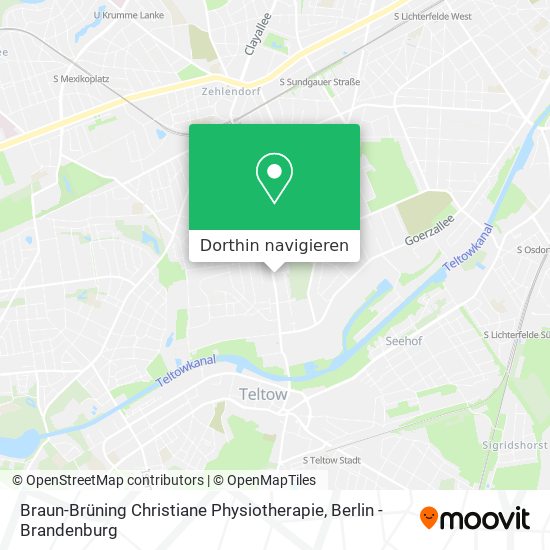 Braun-Brüning Christiane Physiotherapie Karte