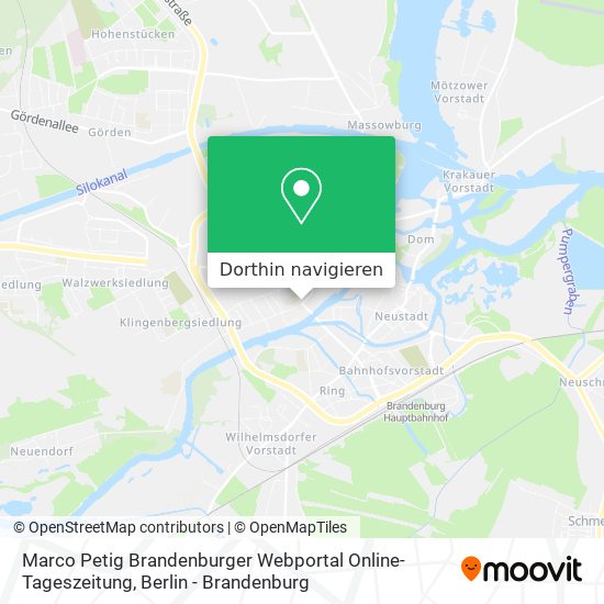Marco Petig Brandenburger Webportal Online-Tageszeitung Karte