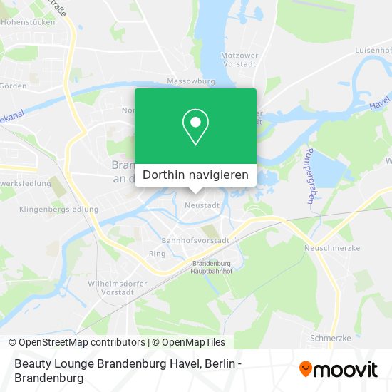Beauty Lounge Brandenburg Havel Karte