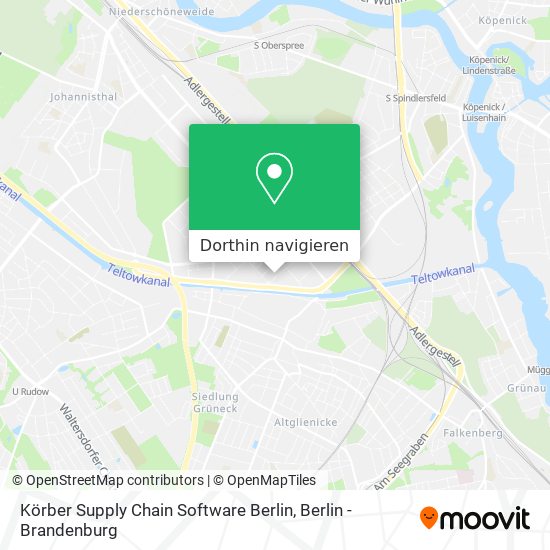 Körber Supply Chain Software Berlin Karte