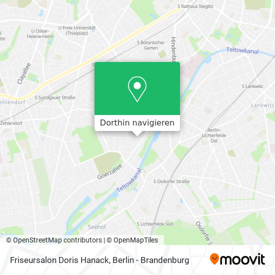 Friseursalon Doris Hanack Karte