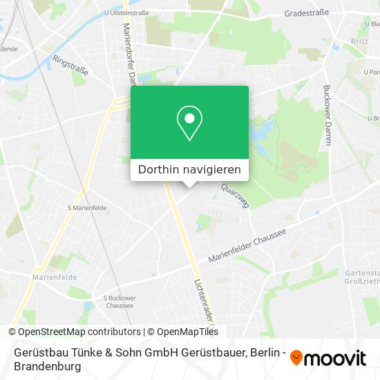 Gerüstbau Tünke & Sohn GmbH Gerüstbauer Karte