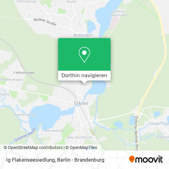 Ig Flakenseesiedlung Karte