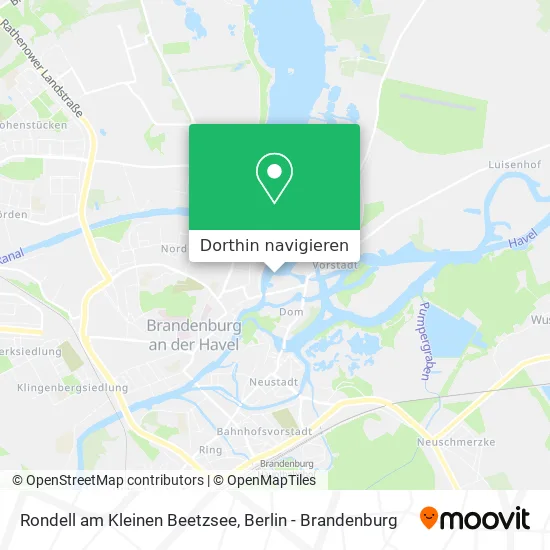 Rondell am Kleinen Beetzsee Karte