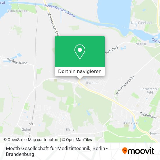 Meetb Gesellschaft für Medizintechnik Karte