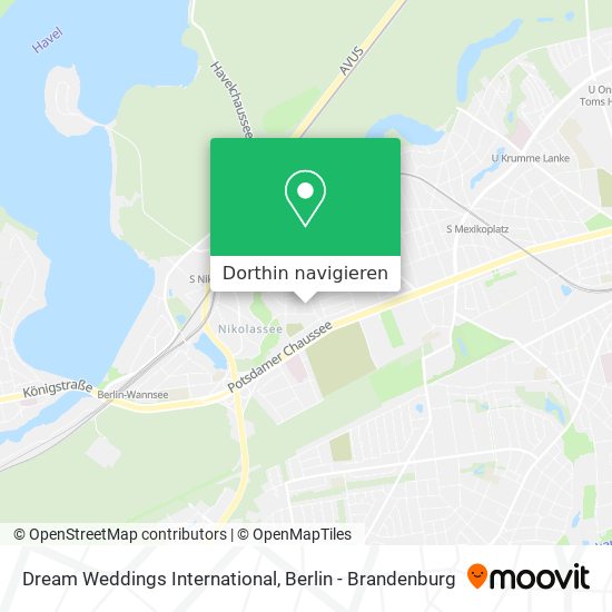 Dream Weddings International Karte