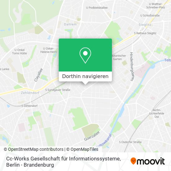 Cc-Works Gesellschaft für Informationssysteme Karte