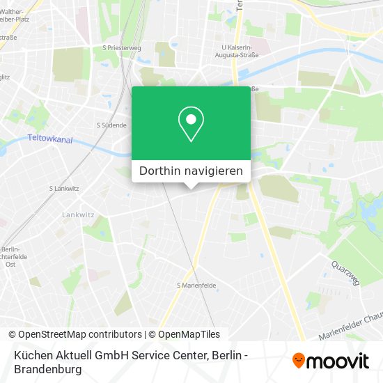 Küchen Aktuell GmbH Service Center Karte