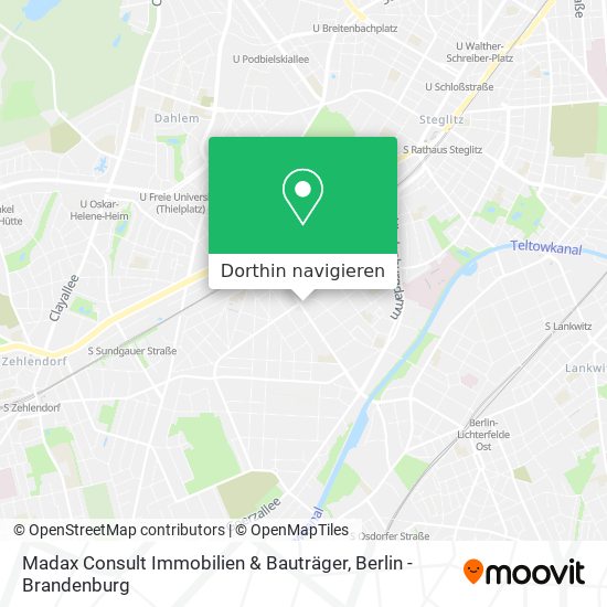 Madax Consult Immobilien & Bauträger Karte