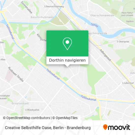 Creative Selbsthilfe Oase Karte