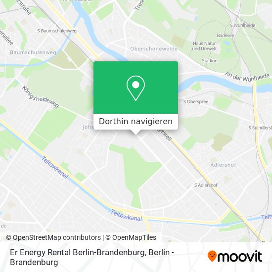Er Energy Rental Berlin-Brandenburg Karte