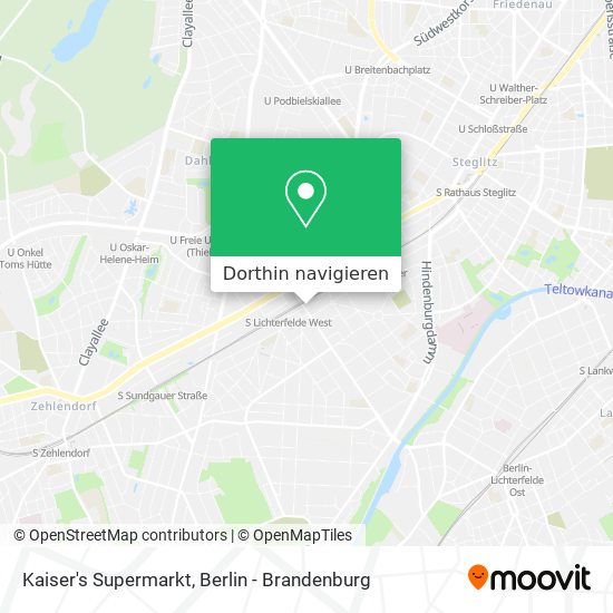 Kaiser's Supermarkt Karte
