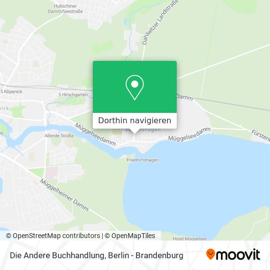 Die Andere Buchhandlung Karte
