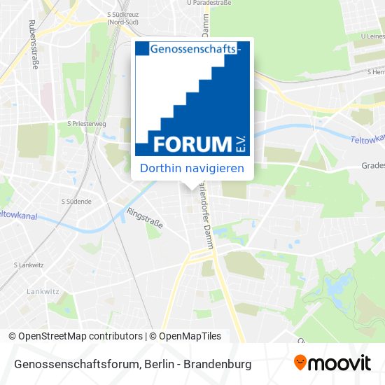 Genossenschaftsforum Karte