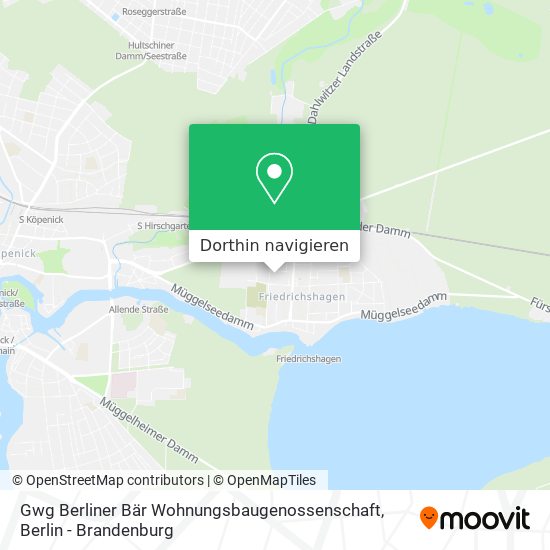Gwg Berliner Bär Wohnungsbaugenossenschaft Karte
