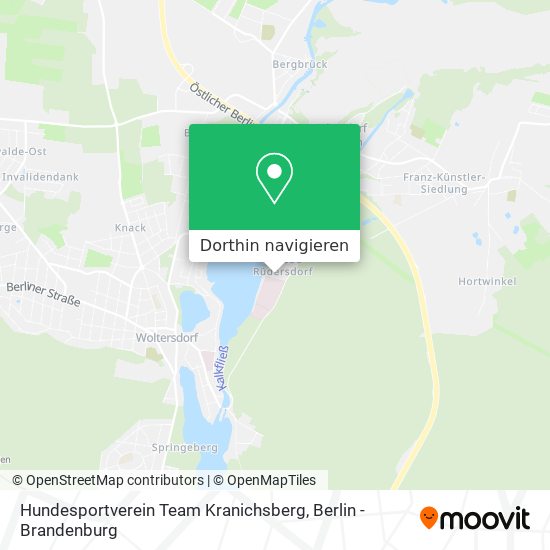 Hundesportverein Team Kranichsberg Karte
