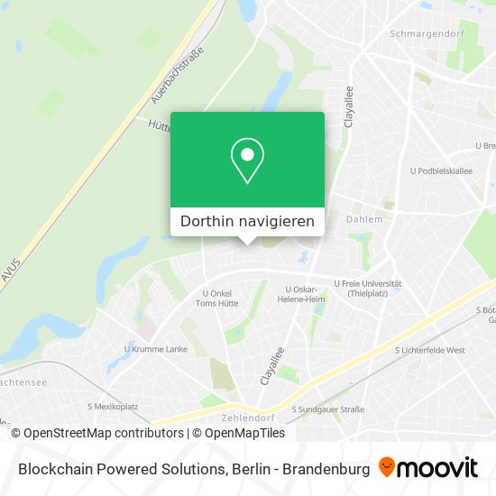 Blockchain Powered Solutions Karte
