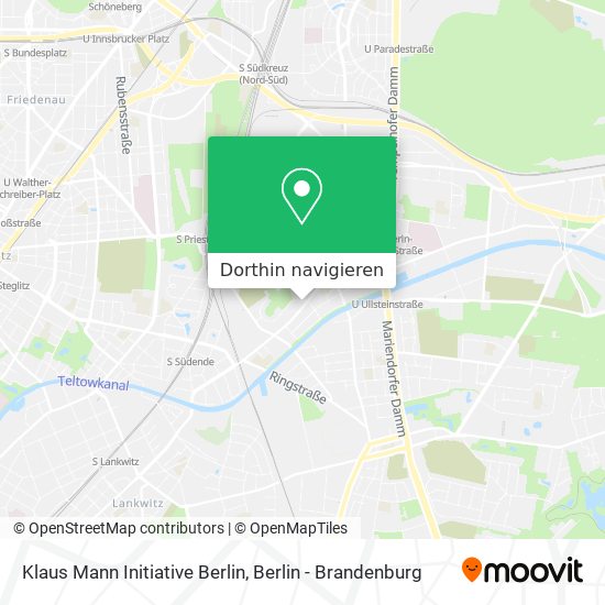 Klaus Mann Initiative Berlin Karte