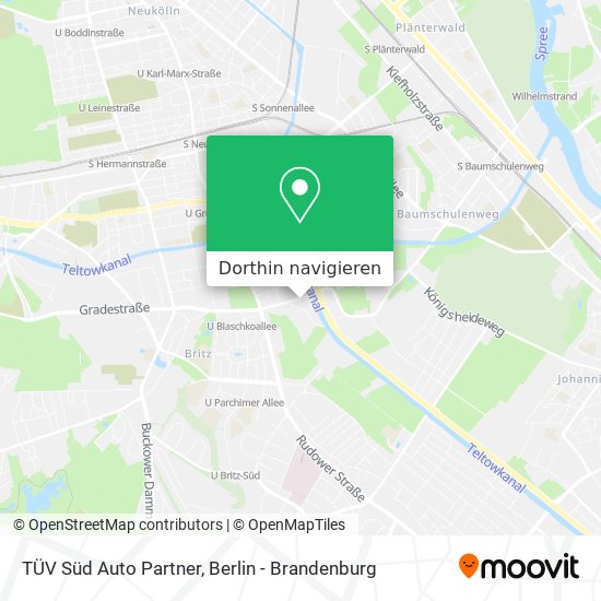 TÜV Süd Auto Partner Karte
