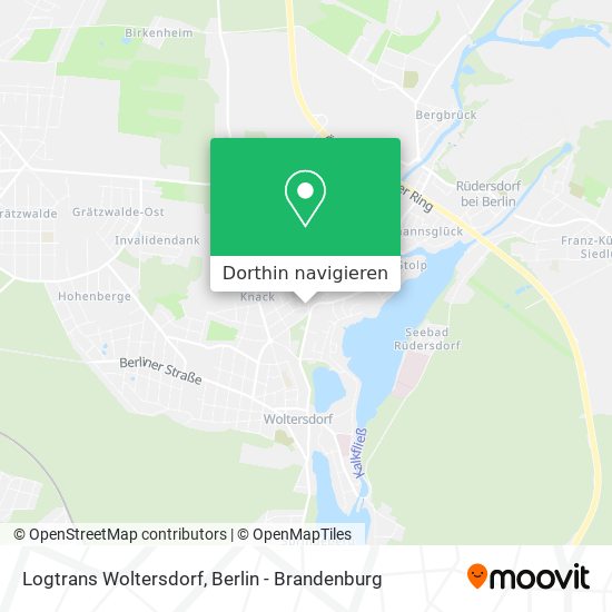 Logtrans Woltersdorf Karte