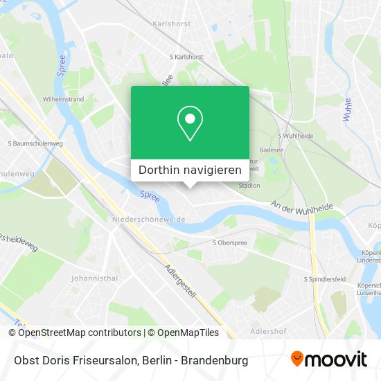 Obst Doris Friseursalon Karte