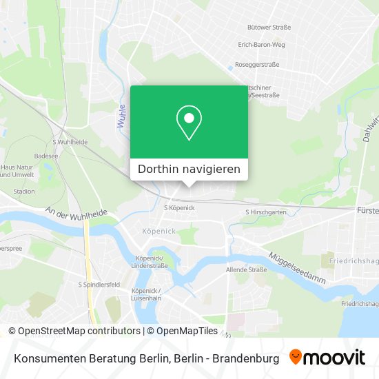 Konsumenten Beratung Berlin Karte