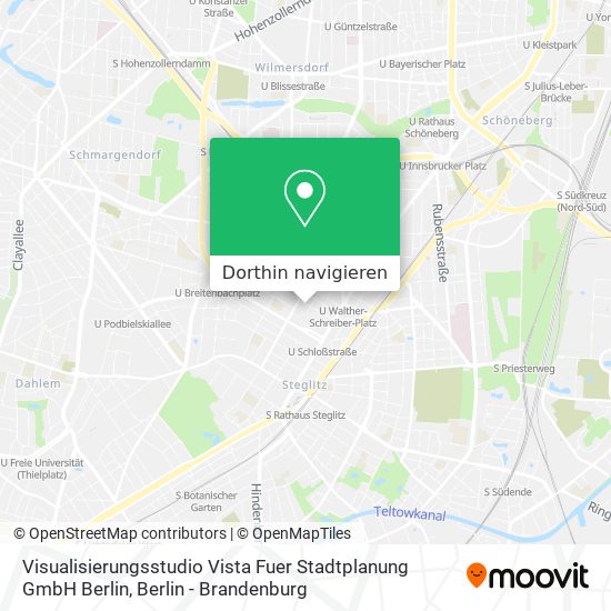 Visualisierungsstudio Vista Fuer Stadtplanung GmbH Berlin Karte