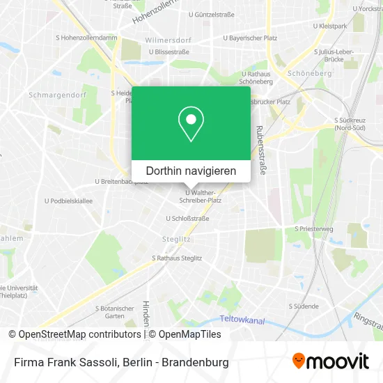 Firma Frank Sassoli Karte