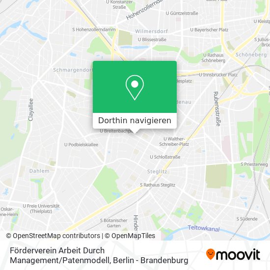 Förderverein Arbeit Durch Management / Patenmodell Karte