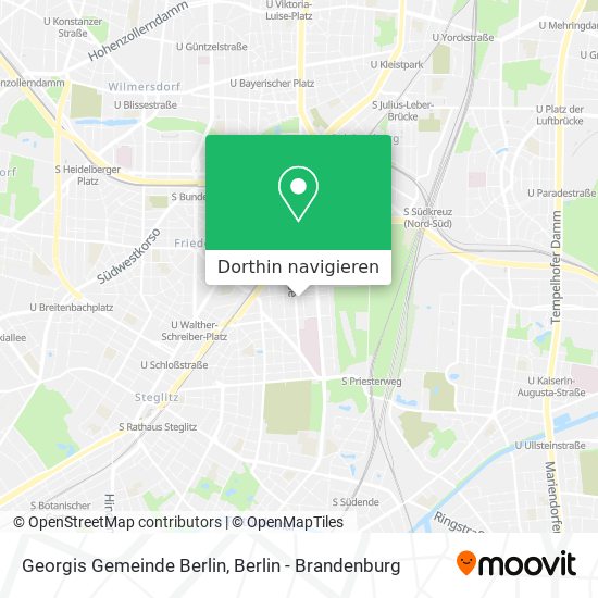 Georgis Gemeinde Berlin Karte