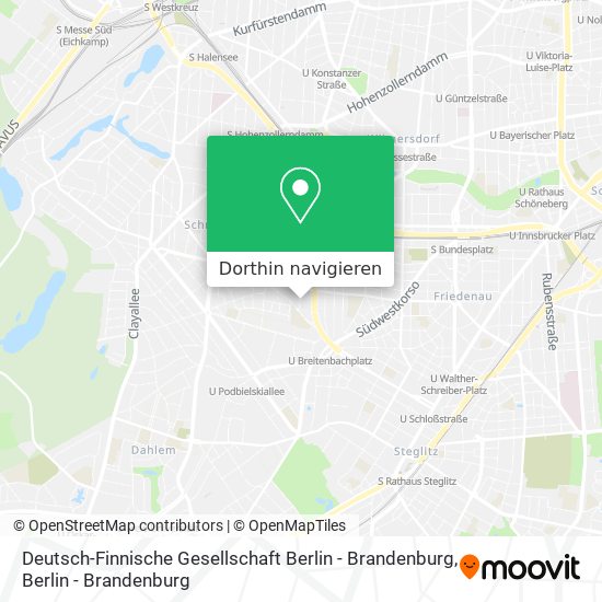 Deutsch-Finnische Gesellschaft Berlin - Brandenburg Karte