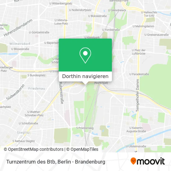 Turnzentrum des Btb Karte