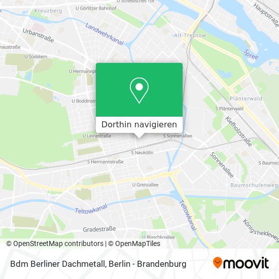 Bdm Berliner Dachmetall Karte